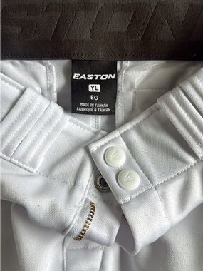 Easton White Shortie Baseball Pants